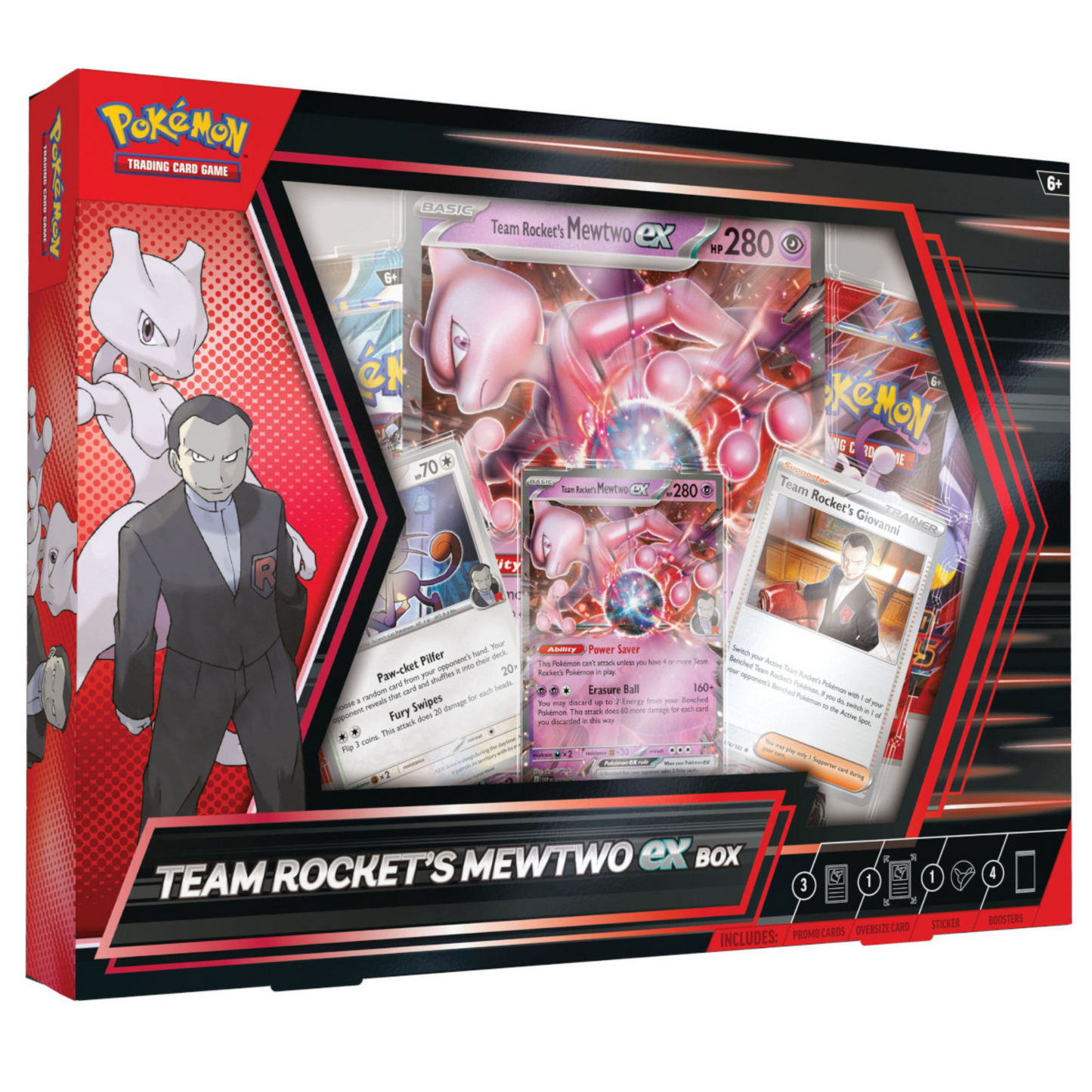 Pokemon TCG Team Rockets Mewtwo Ex Box - INGLÉS