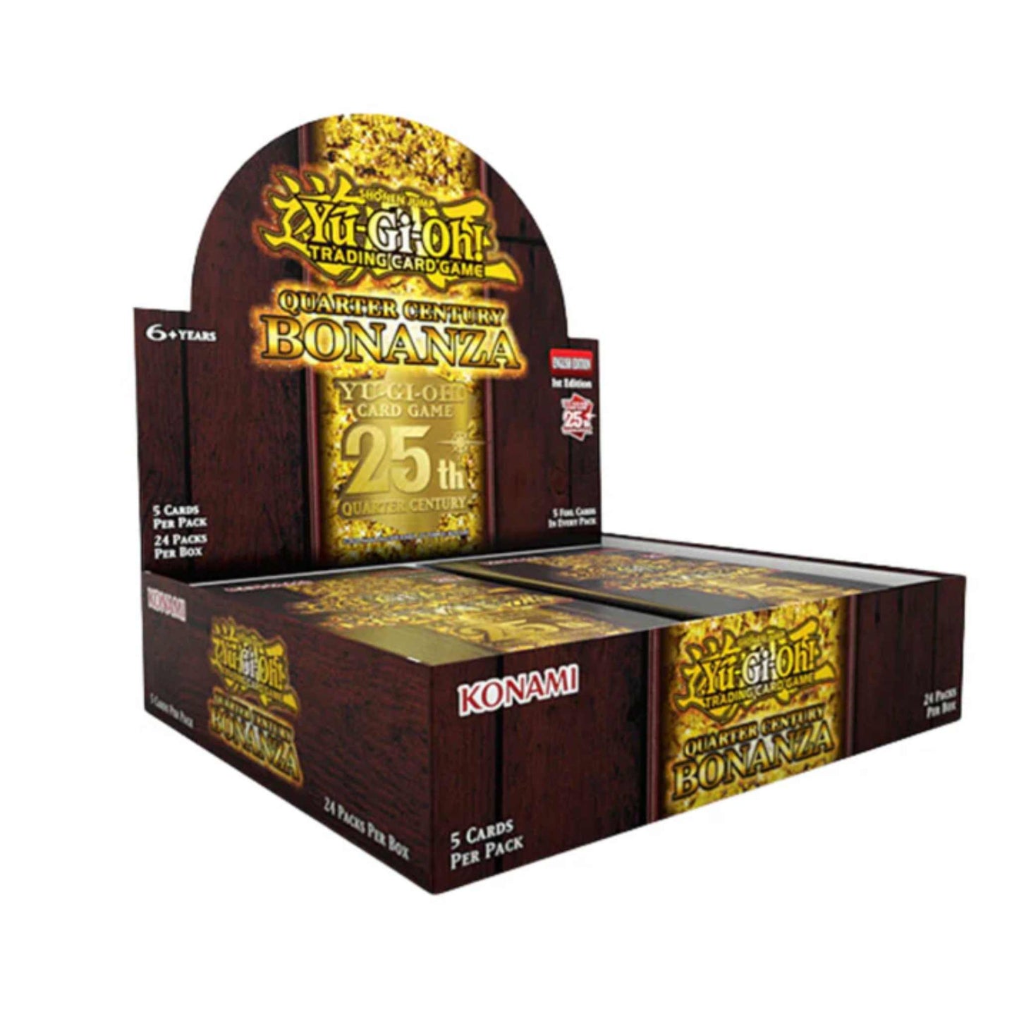 YU GI OH! THE QUARTER CENTURY BONANZA DISPLAY ( 24 OCT) - INGLÉS