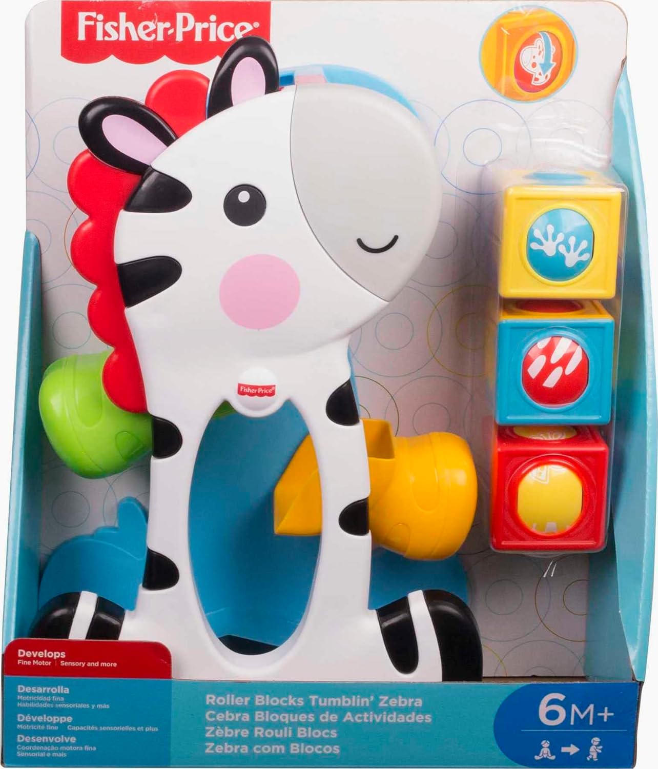 BLOQUES DE ACTIVIDADES FISHER PRICE CEBRA
