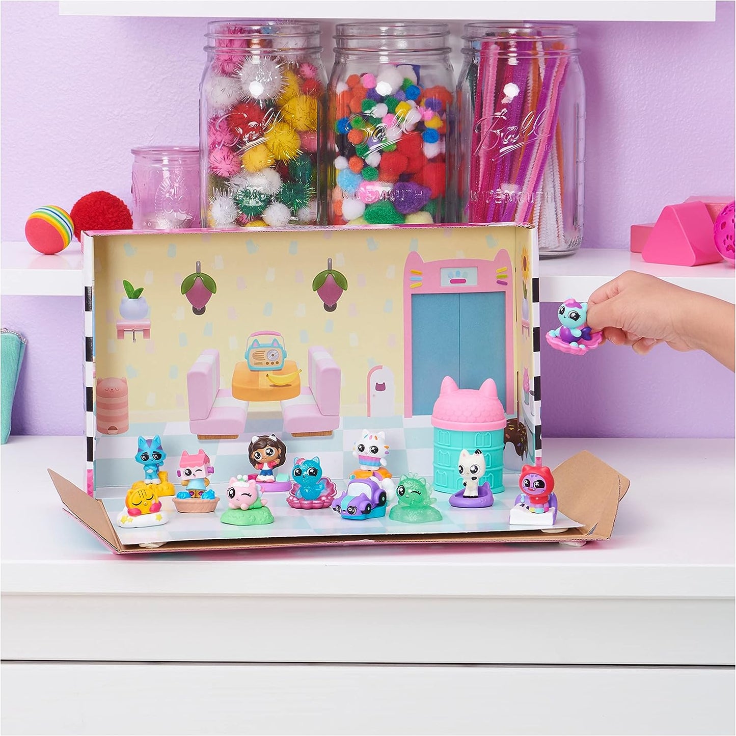 Set De Mini Figuras Gabbys Dollhouse