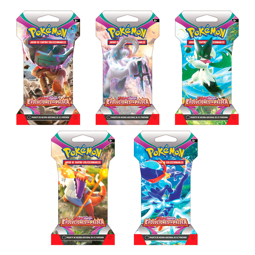 CARTAS DE POKEMON TCG SV02 PALDEA EVOLVED BOOS ESPAÑOL