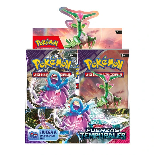 CARTAS DE POKEMON TCG DISPLAY TEMPORAL FORCES (ESP)