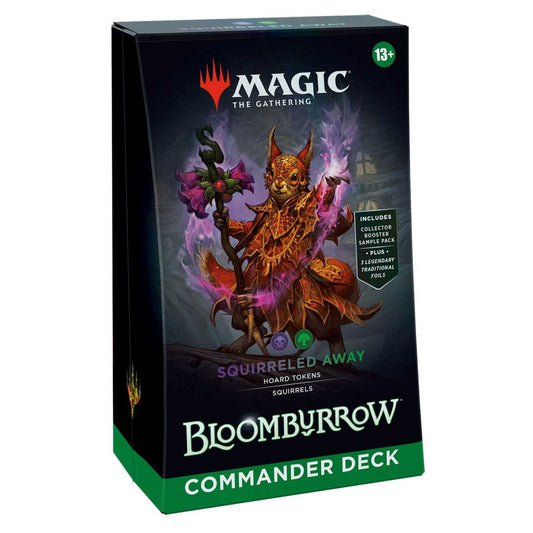 MAGIC THE GATHERING BLOOMBURROW COMMANDER DECK SQUIRRELED AWAY - INGLÉS