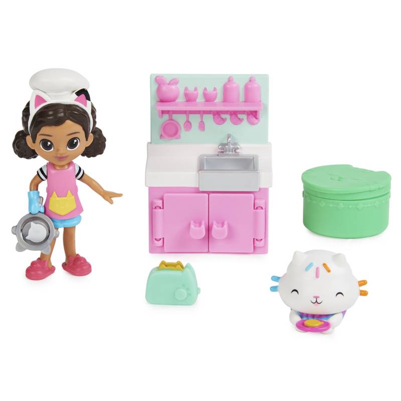 GABBYS DOLLHOUSE MINI SET COCINA Y DELEITATE