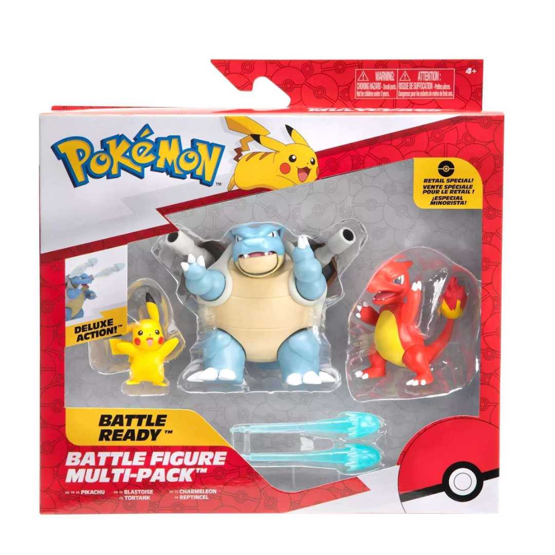 PIKACHU + BLASTOISE + CHARMELEON