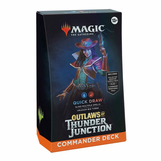 MAGIC THE GATHERING OUTLAWS OF THUNDER JUNCTION COMMANDER DECK QUICK DRAW - INGLÉS