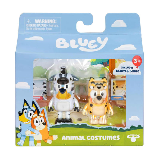 BLUEY BINGO ANIMALES DISFRACES