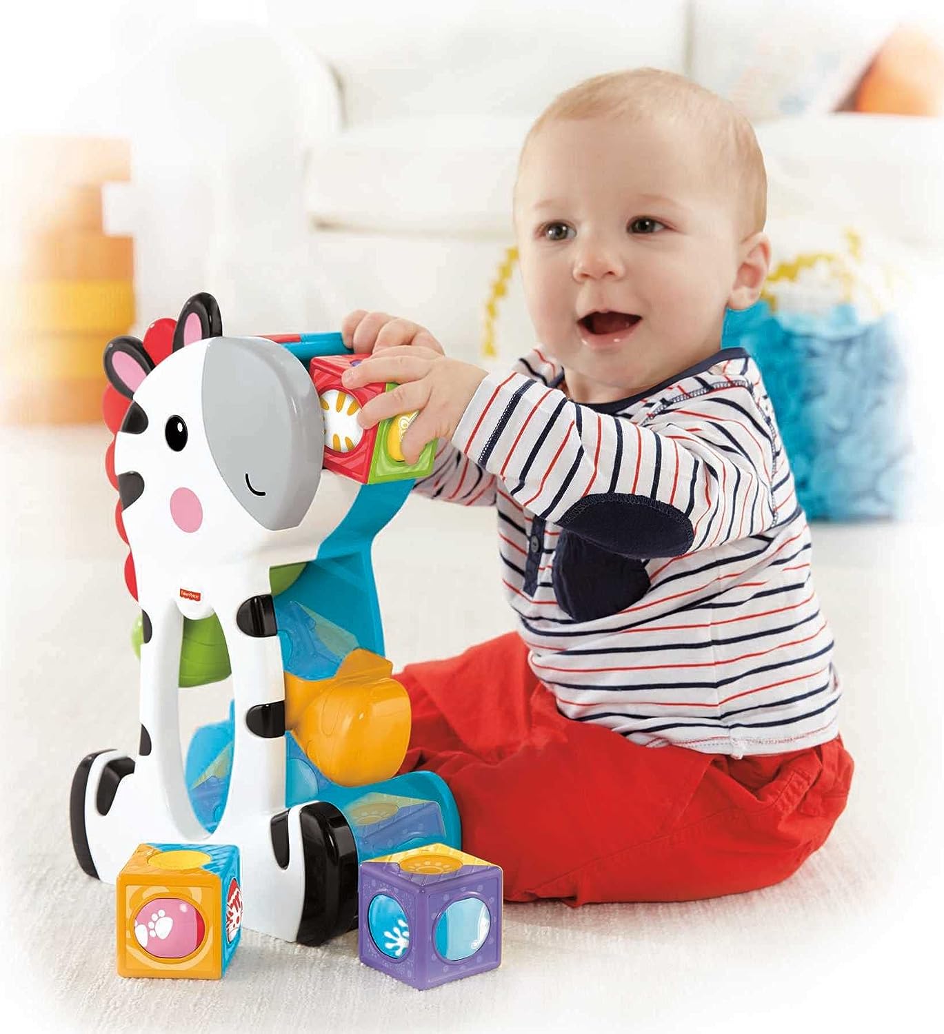 BLOQUES DE ACTIVIDADES FISHER PRICE CEBRA