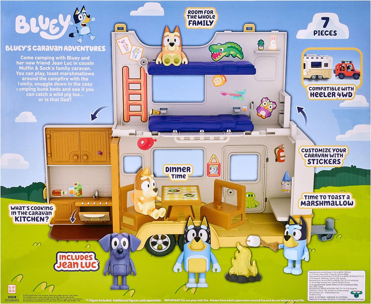 BLUEY SET DE JUEGO CASA RODANTE