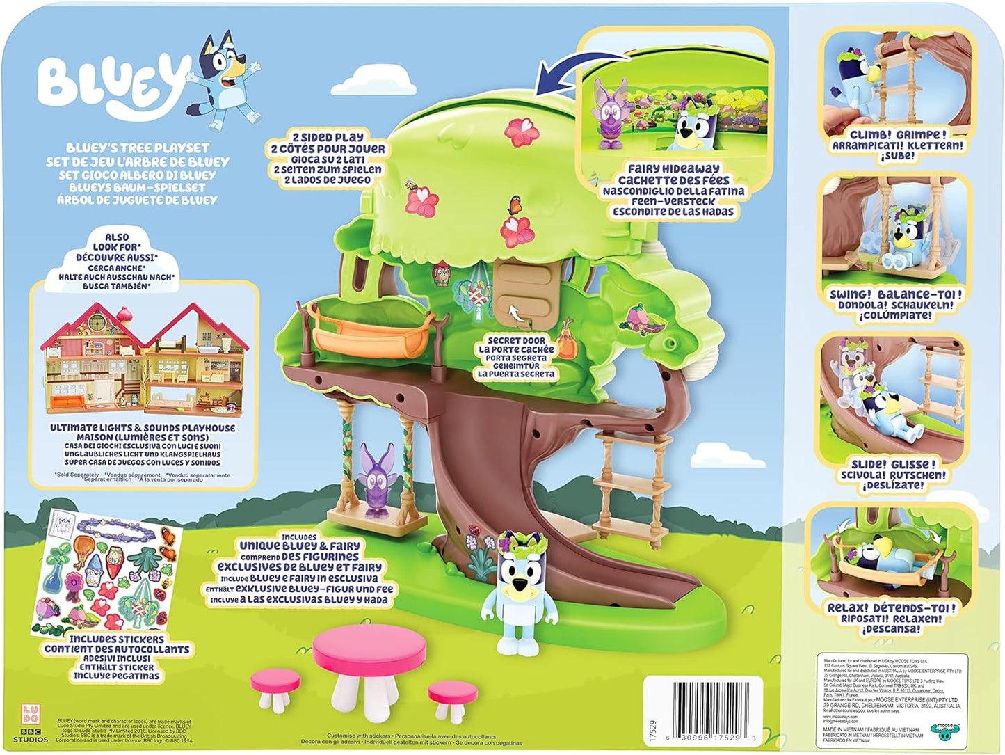 BLUEY SET DE JUEGO DEL ARBOL