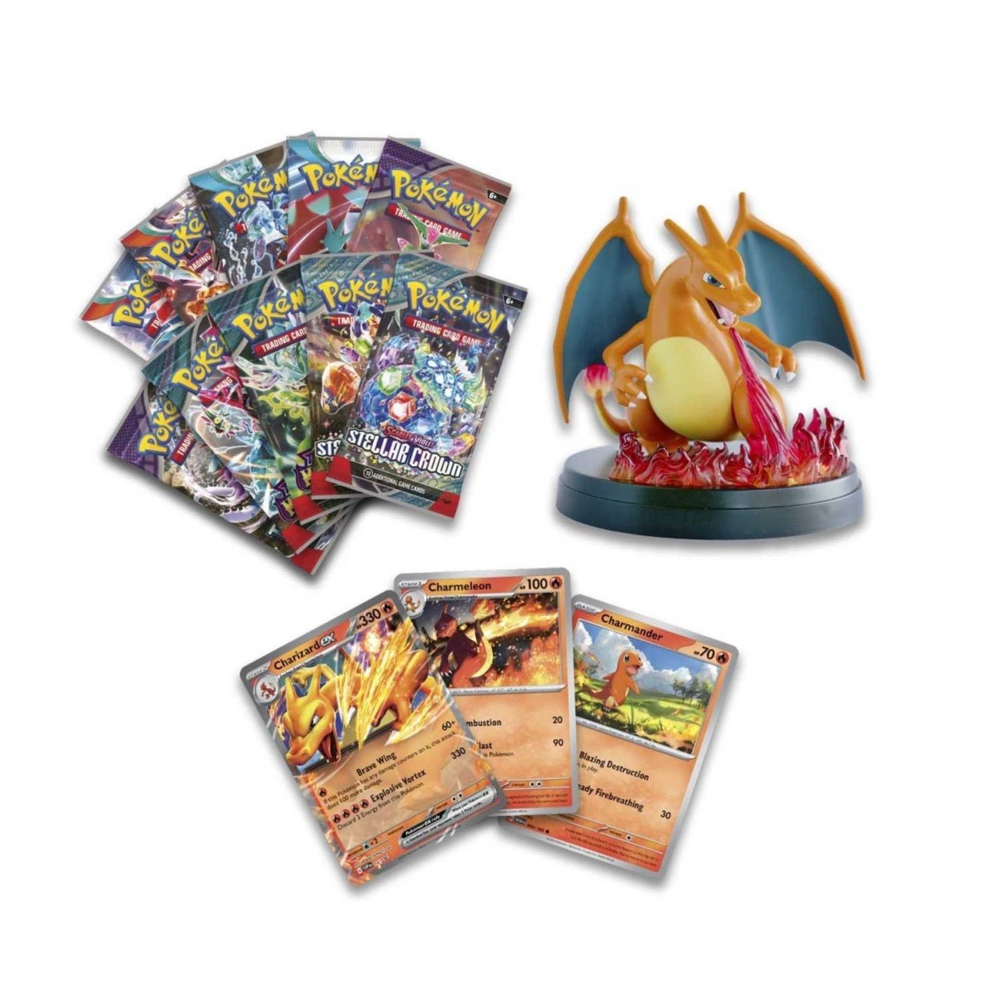 POKÉMON TCG STELLAR CROWN CHARIZARD SUPER PREMIUM COLLECTION - INGLÉS