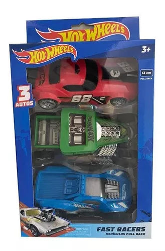 HW CARRO FRICCION FAST RACERS X3