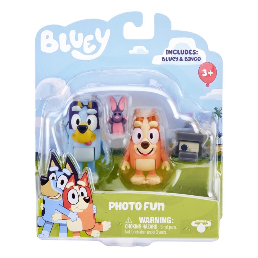 BLUEY PACK X2 FIG FOTOGRAFO