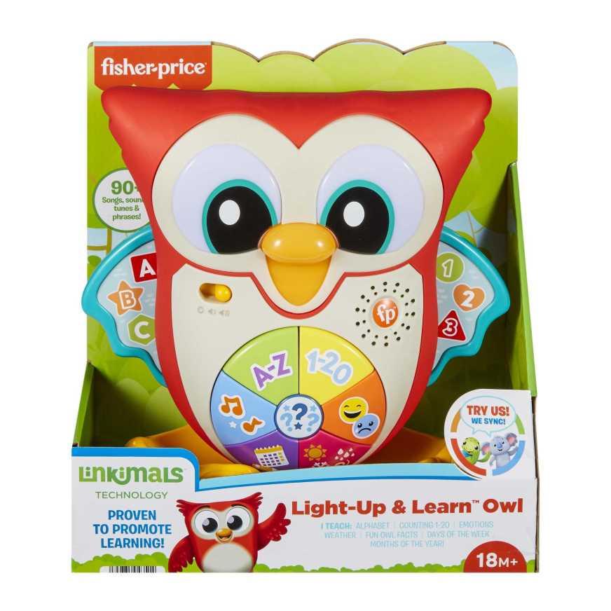 FISHER PRICE LINKIMALS BÚHO OJOS LUMINOSOS