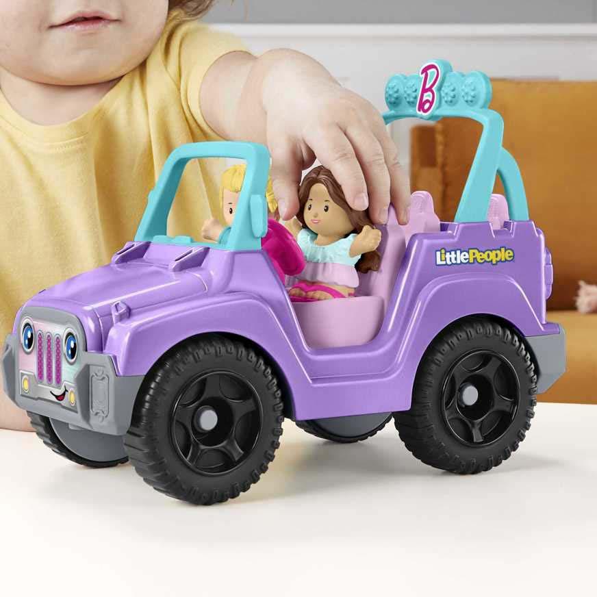 SET DE JUEGO LITTLE PEOPLE TU PRIMER JEEP DE BARBIE FISHER PRICE