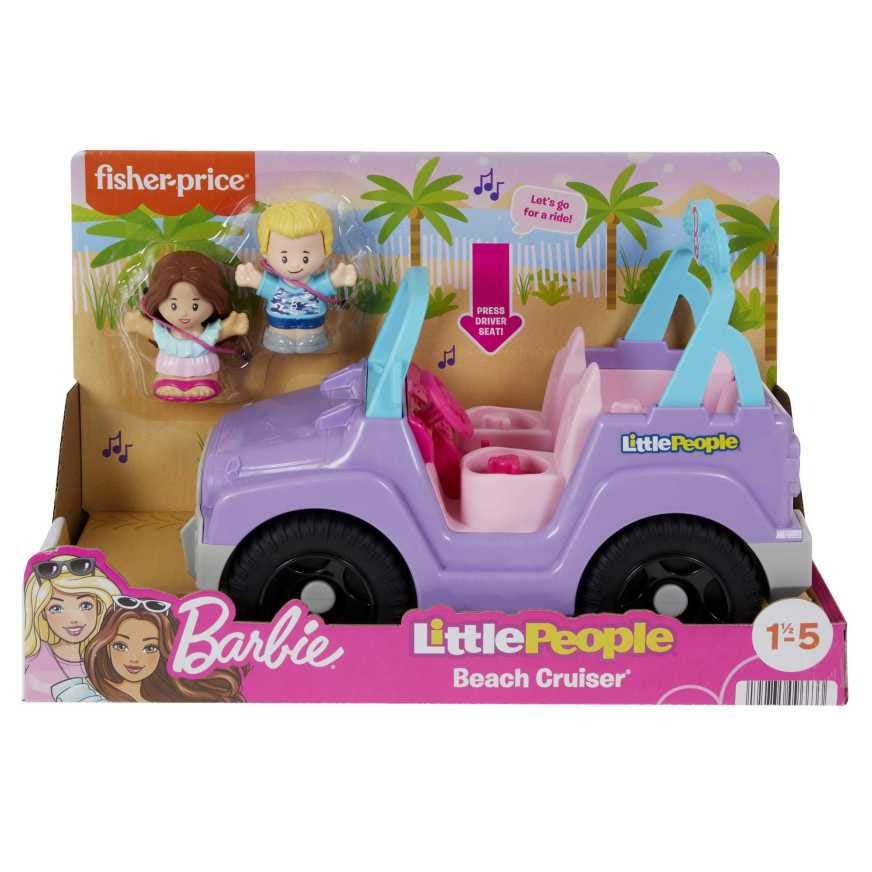 SET DE JUEGO LITTLE PEOPLE TU PRIMER JEEP DE BARBIE FISHER PRICE