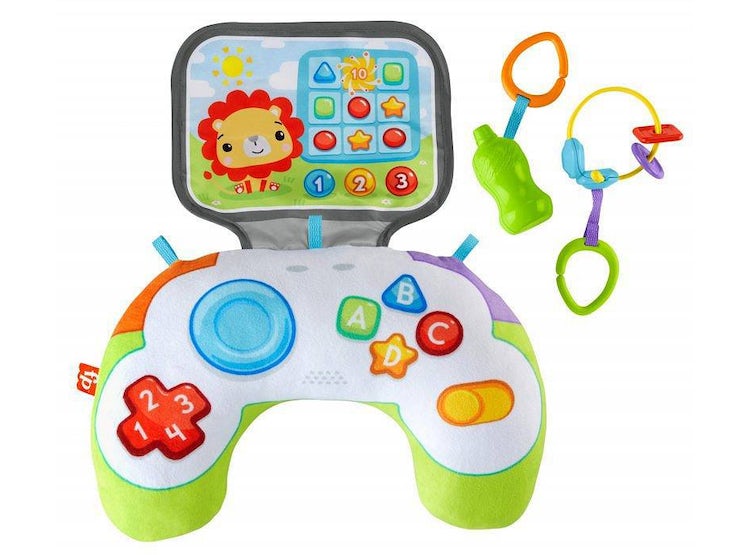 FISHER-PRICE COJIN DE MEDIA LUNA DE VIDEOJUEGO