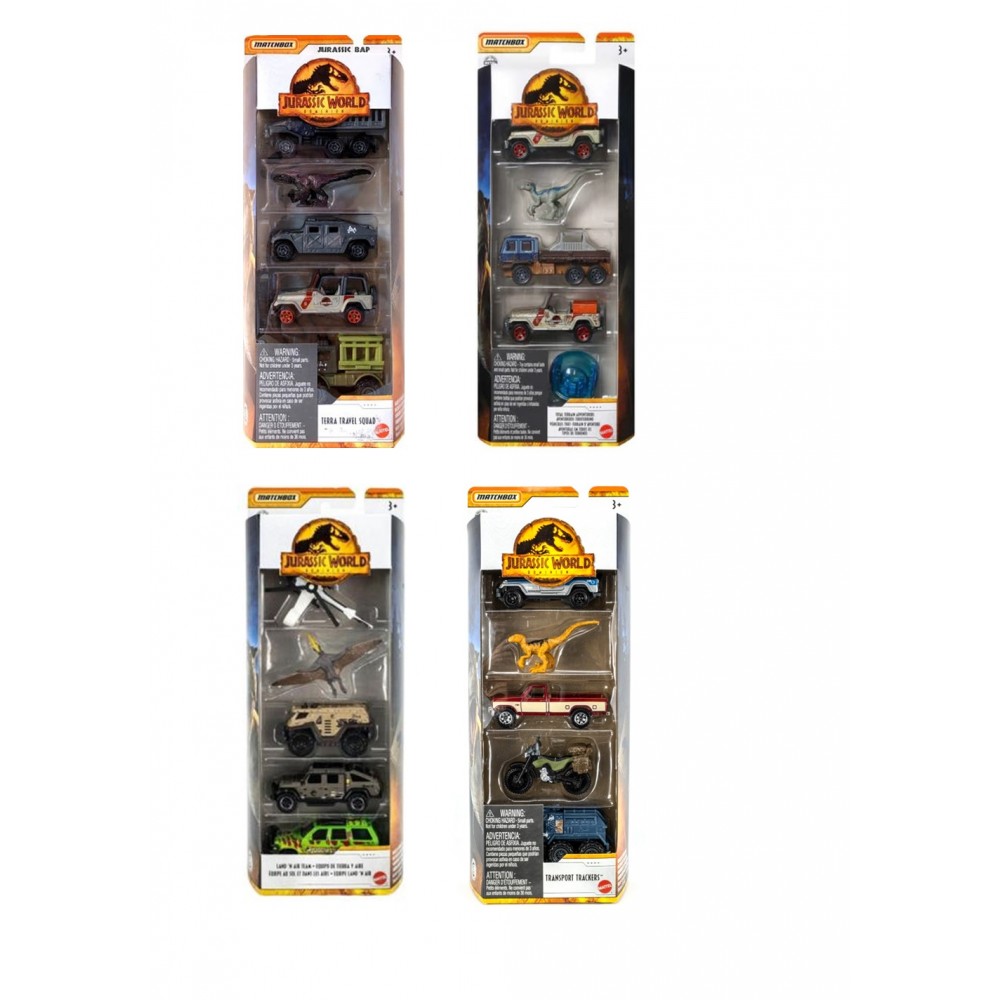 HW Jursic World 5PACKS DE METAL