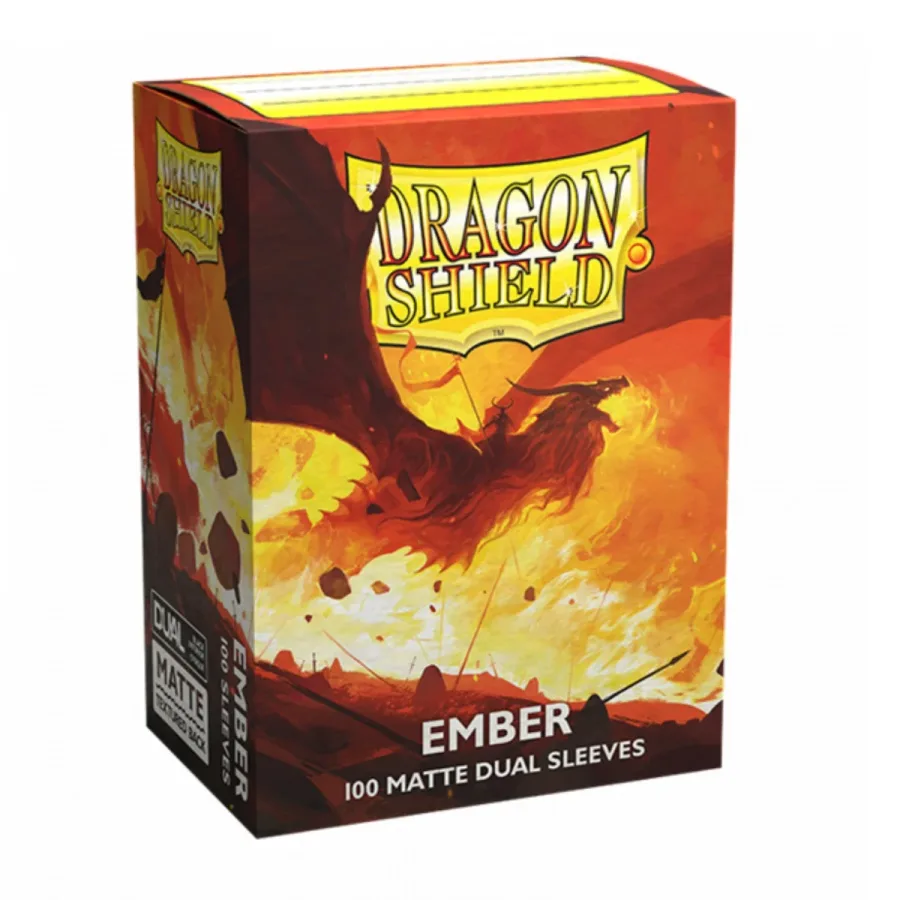 Dragon Shield Sleeves: Standard DUAL- Matte Ember ‘Alaric, Revolution Kindler’ (100 ct.)