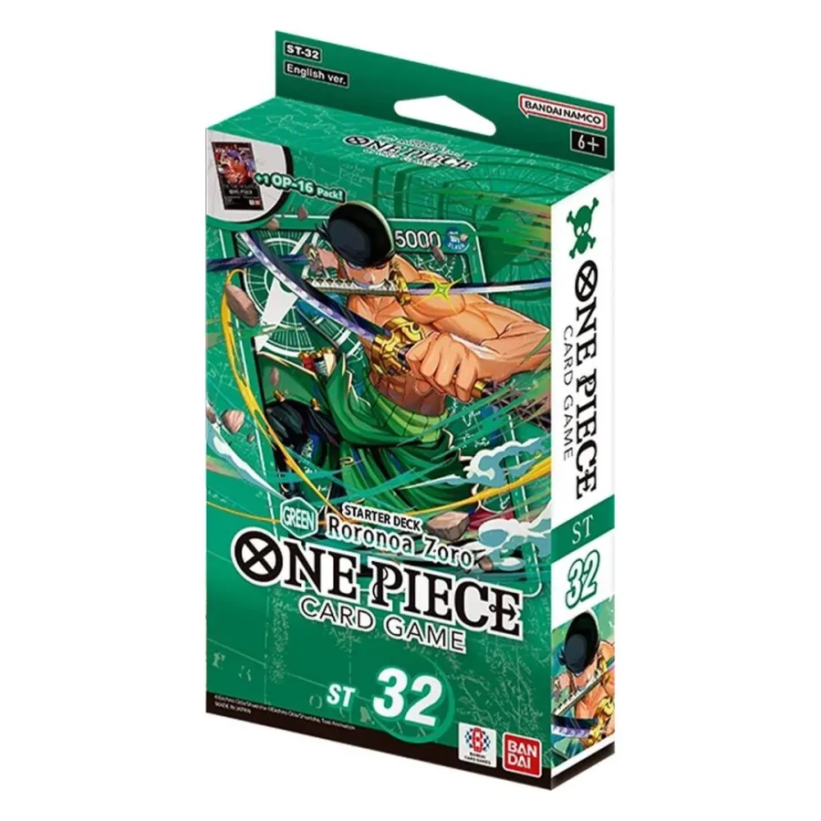 One Piece Card Game: ST-32 GREEN Roronoa Zoro - Starter Deck [ENG]