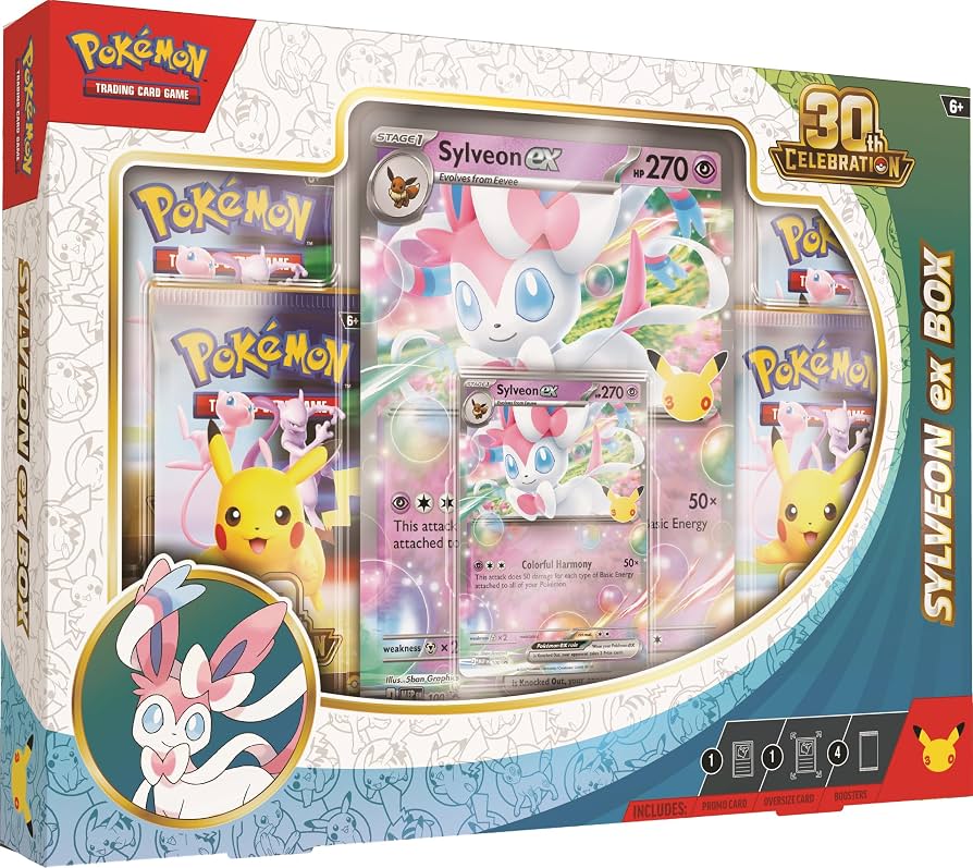 Pokémon TCG: 30th Celebration - Sylveon ex Box