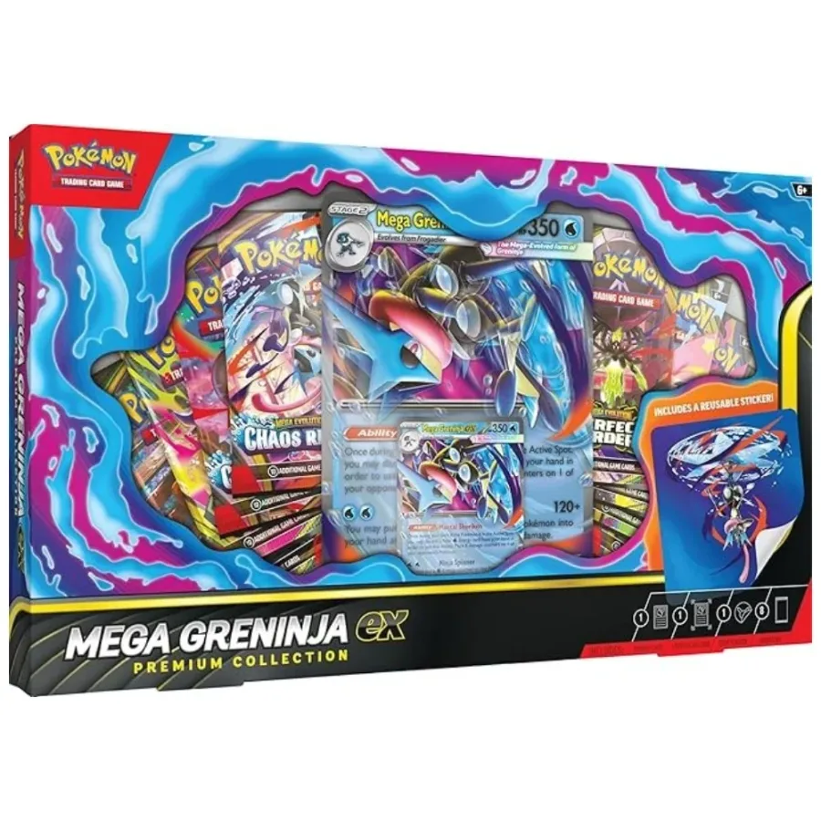 Pokémon TCG: Megaevolución - Caos Creciente - Mega-Greeninja - Box