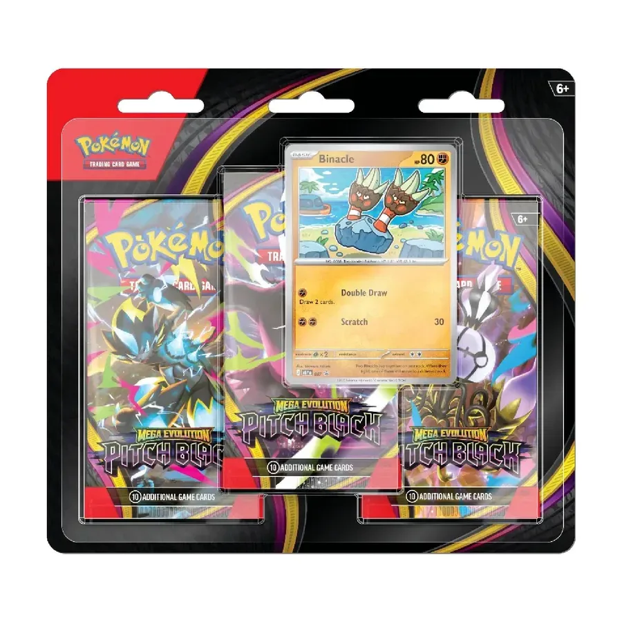 Pokémon TCG: Megaevolución - Tinieblas Umbrías - 3-Pack Blister (Binacle)