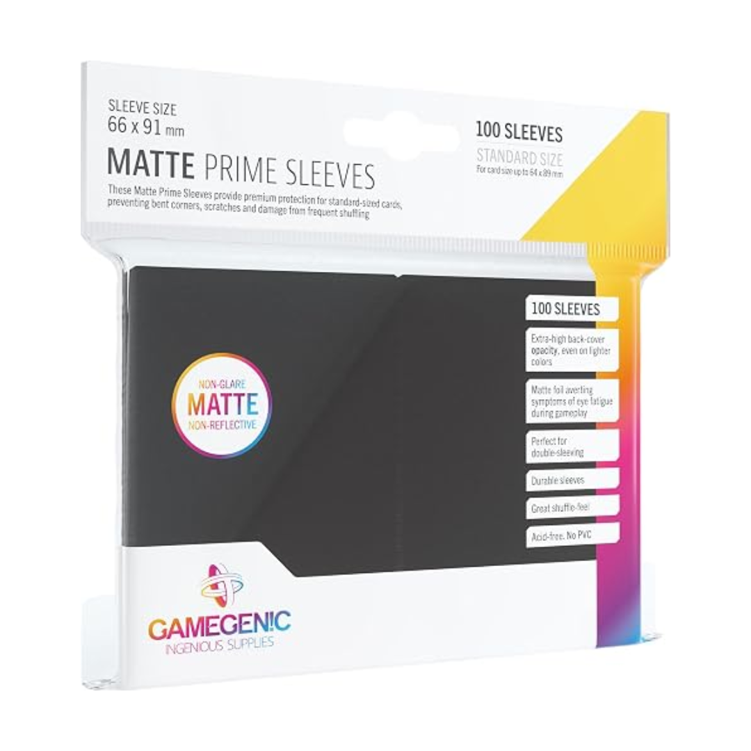 Gamegenic - Fundas Matte Prime (100 unidades, 66x91mm)-1 Gamegenic - Fundas Matte Prime (100 unidades, 66x91mm) - Imagen 1