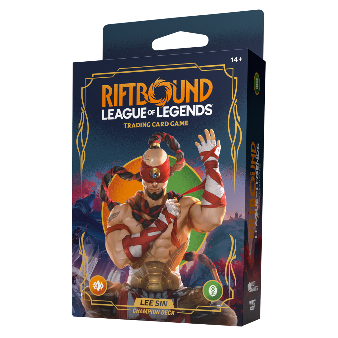 Riftbound League of Legends TCG - Origins - Champion Deck Lee Sin Riftbound: League of Legends TCG - Origins - Champion Deck: Lee Sin - Imagen 1