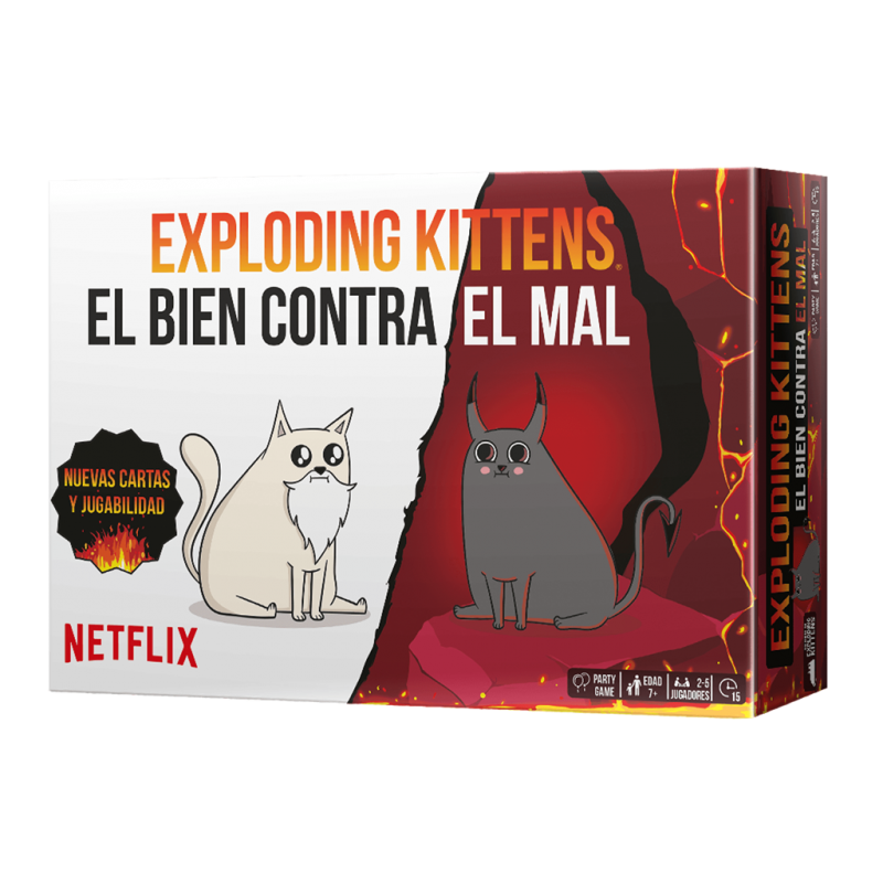 exploding-kittens-el-bien-contra-el-mal EXPLODING KITTENS: EL BIEN CONTRA EL MAL - Imagen 1